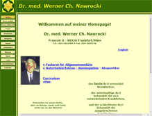 Tablet Screenshot of dr-nawrocki.de